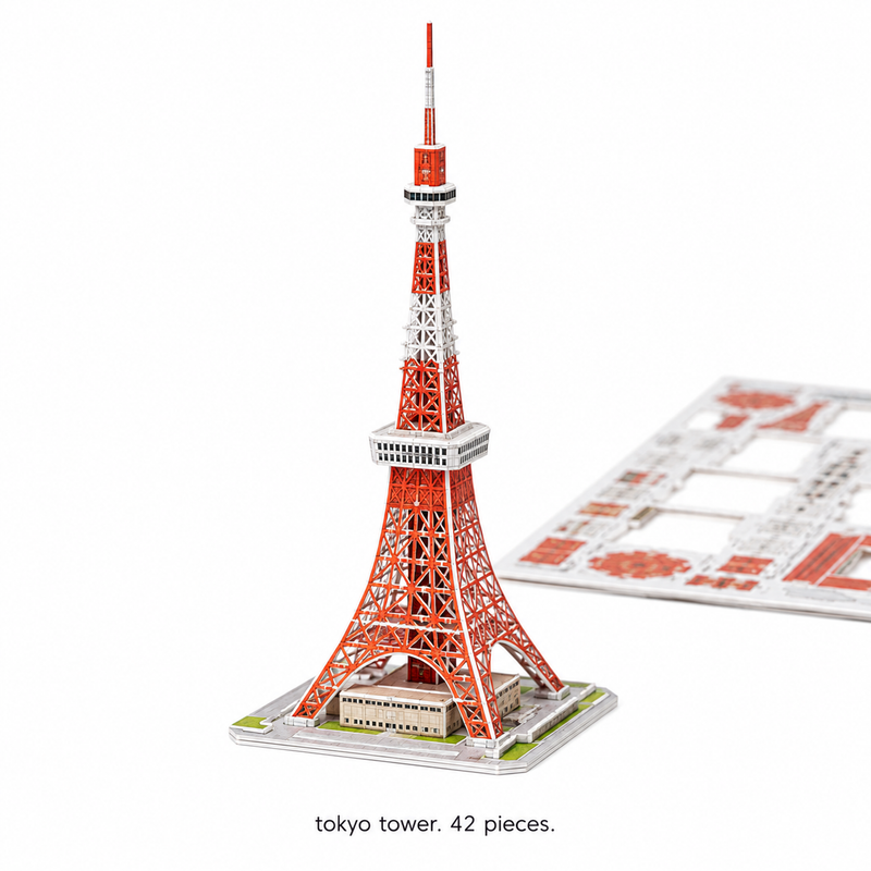 3D World Landmarks Puzzle