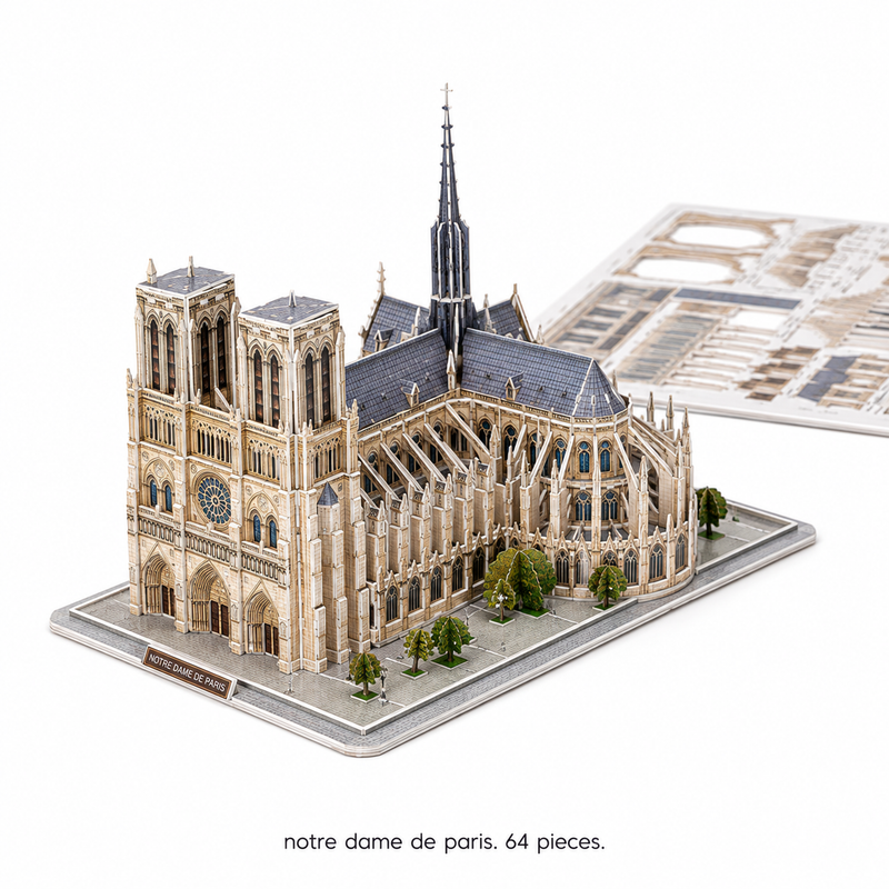 3D World Landmarks Puzzle