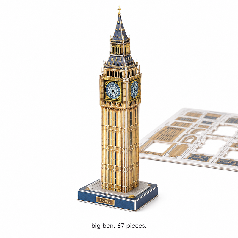 3D World Landmarks Puzzle