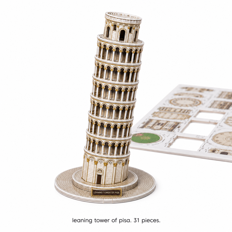3D World Landmarks Puzzle