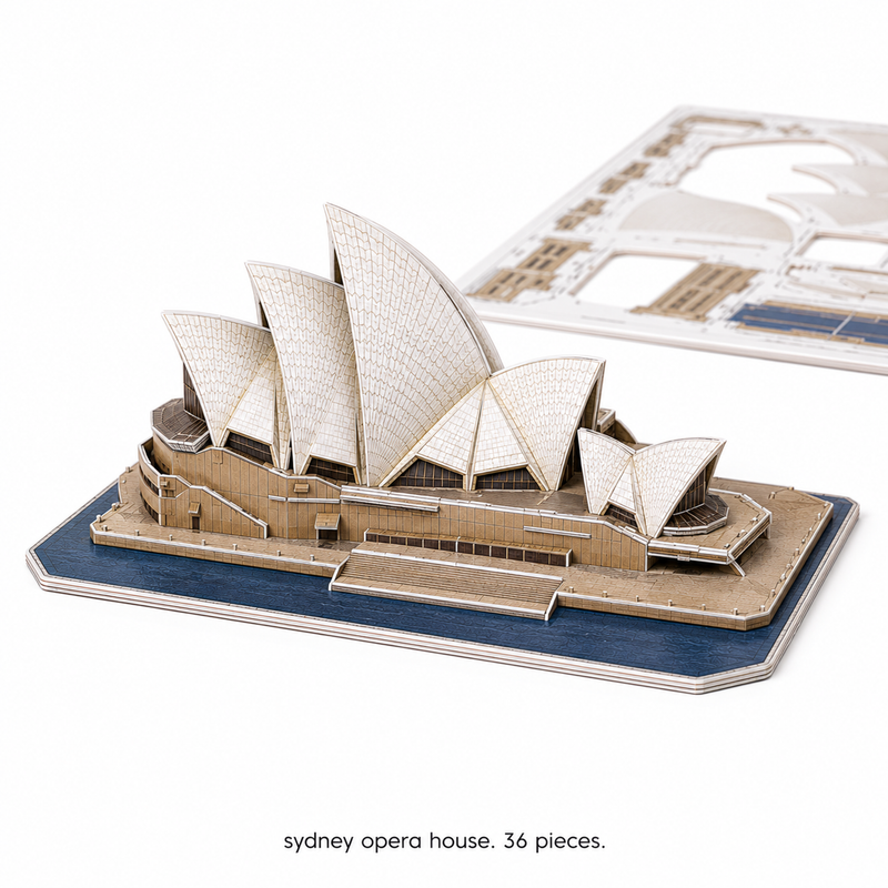 3D World Landmarks Puzzle