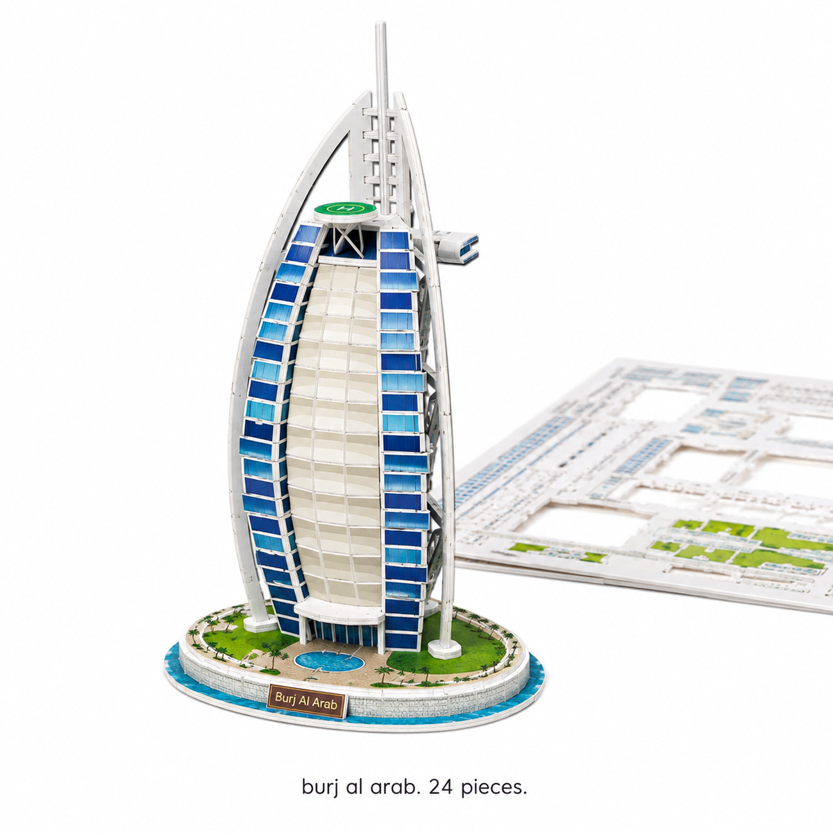 3D World Landmarks Puzzle