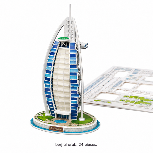 3D World Landmarks Puzzle