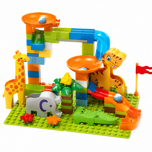 200pc Marble Race Track Set