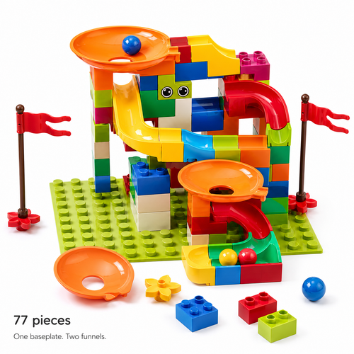 Big Block Marble Run, 77-308pc