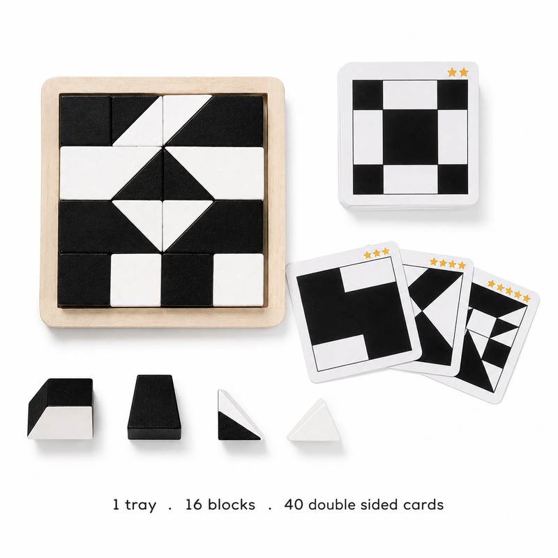 Geometric Battle Puzzle Blocks