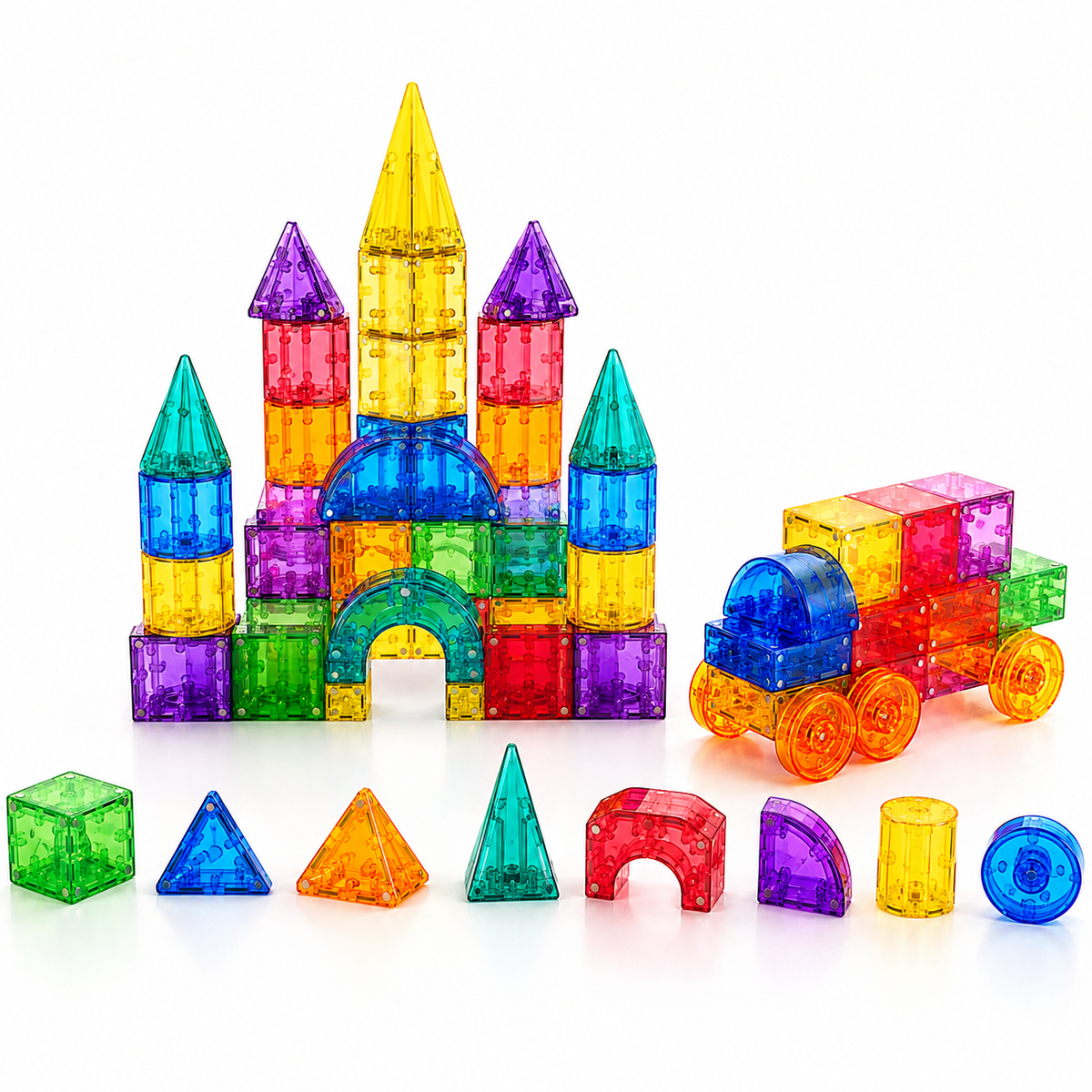 JJ7701 Transparent Magnetic Cubes