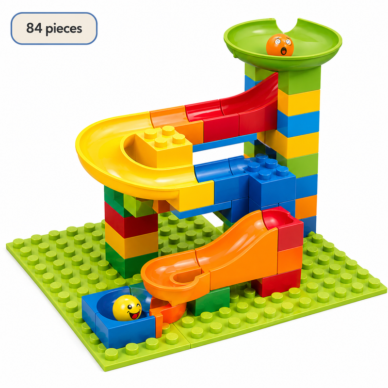 Marble Race Track Blocks, 84-504pc