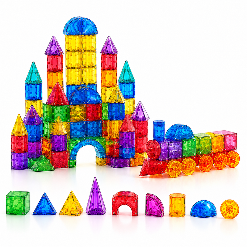 JJ7701 Transparent Magnetic Cubes
