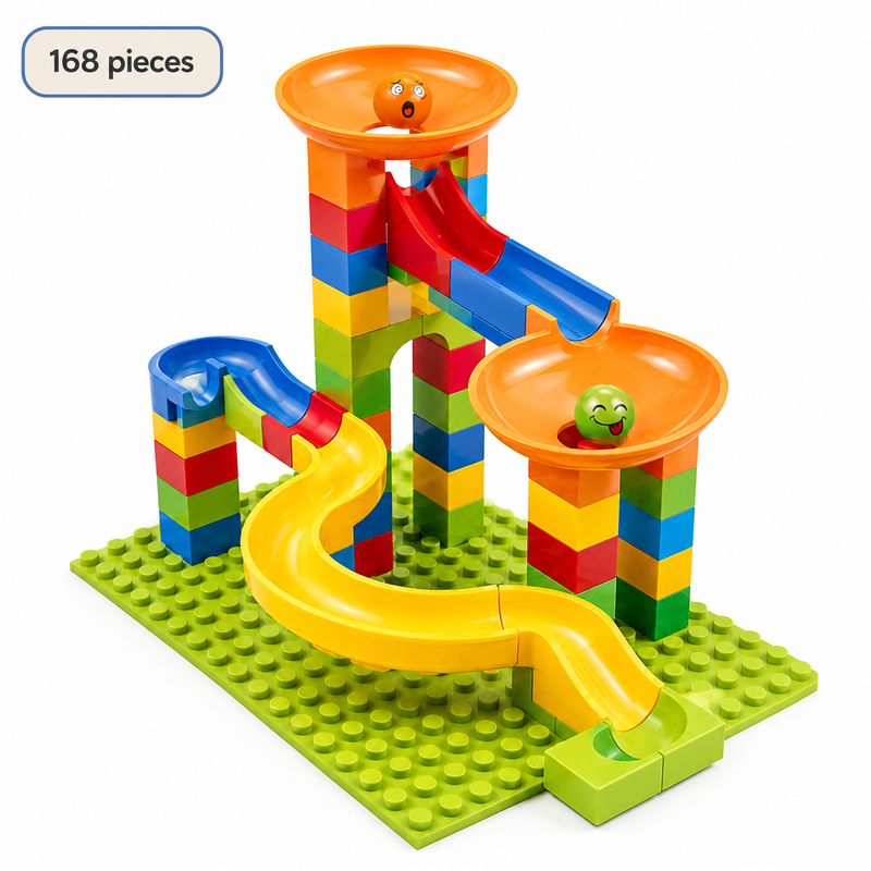 Marble Race Track Blocks, 84-504pc