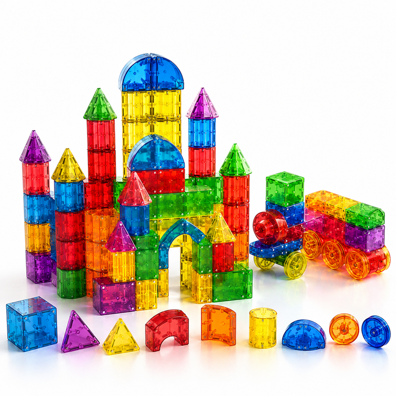 JJ7701 Transparent Magnetic Cubes