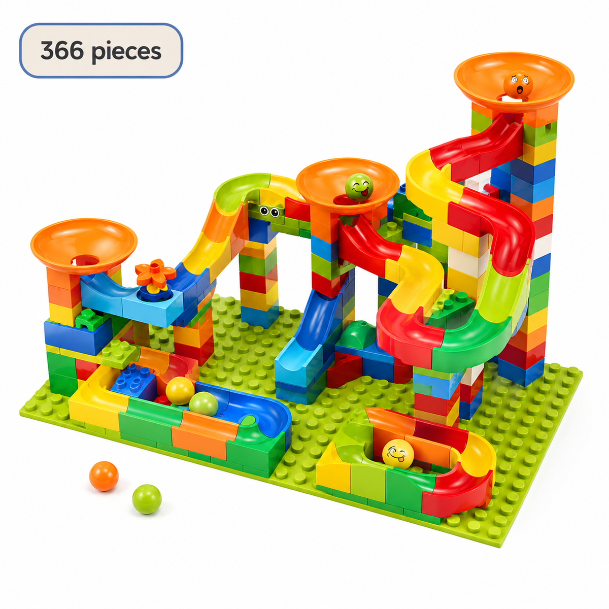 Marble Race Track Blocks, 84-504pc