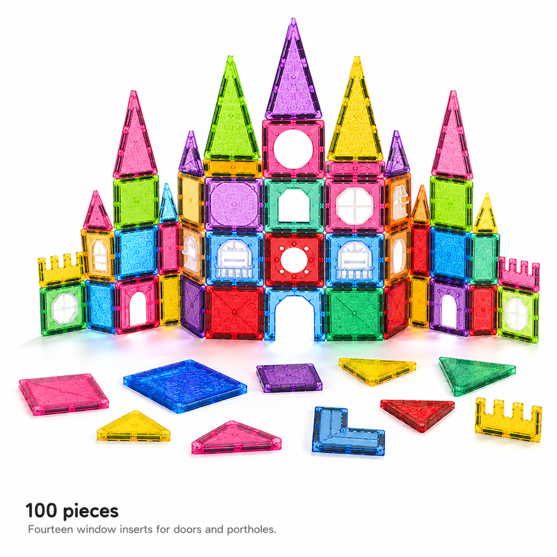 Preschool Magnetic Tile Set