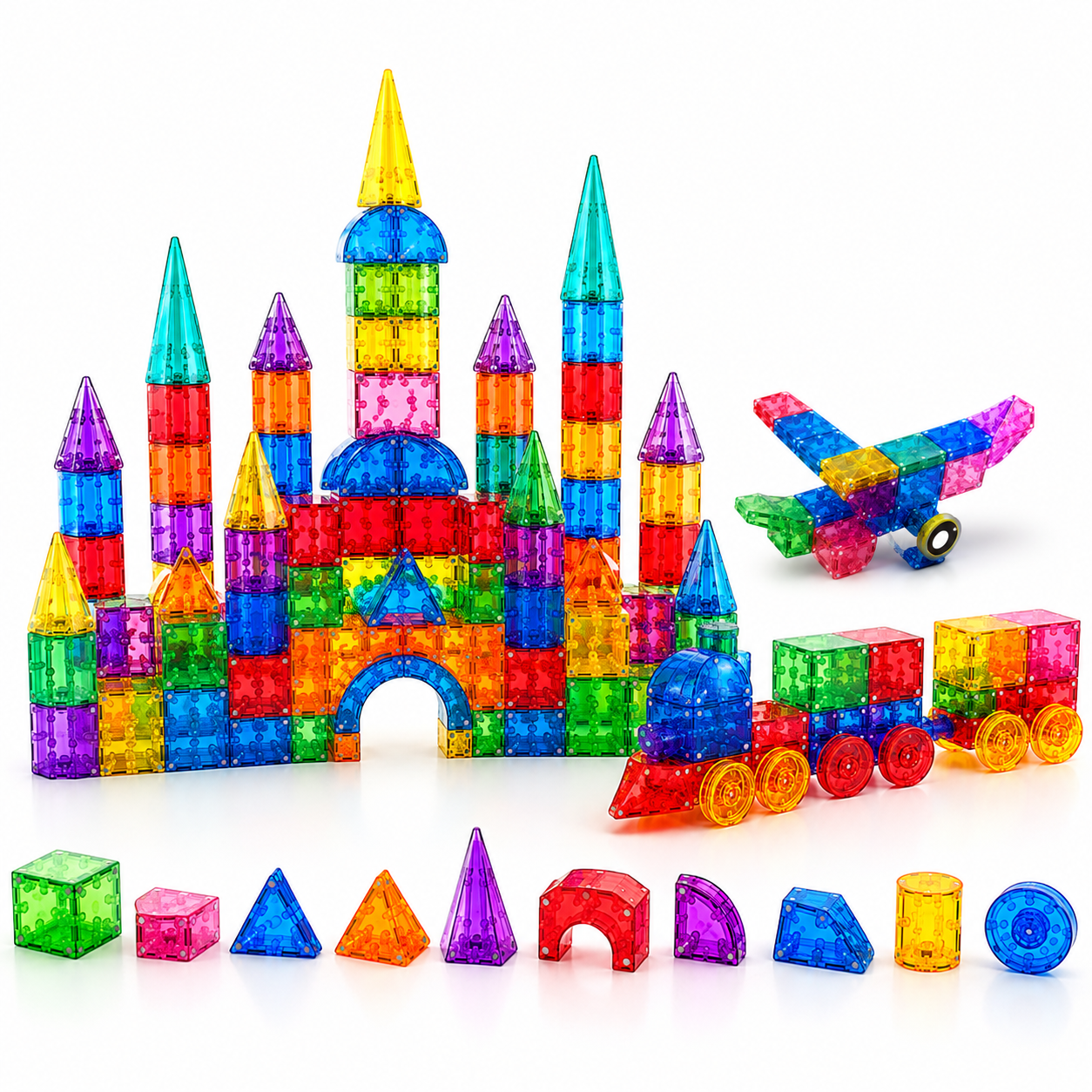 JJ7701 Transparent Magnetic Cubes