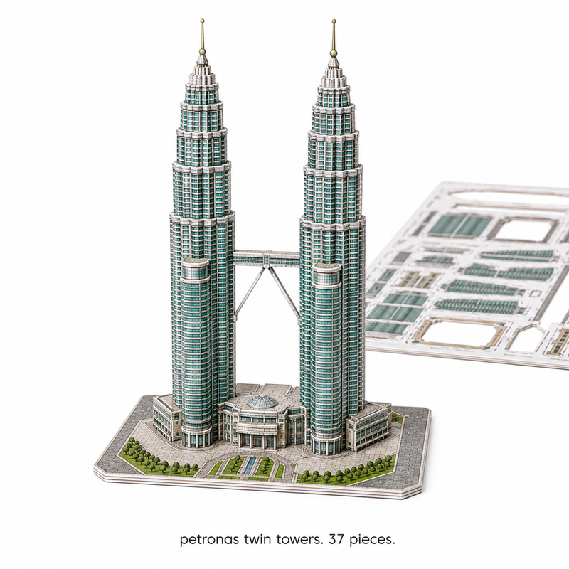 3D World Landmarks Puzzle