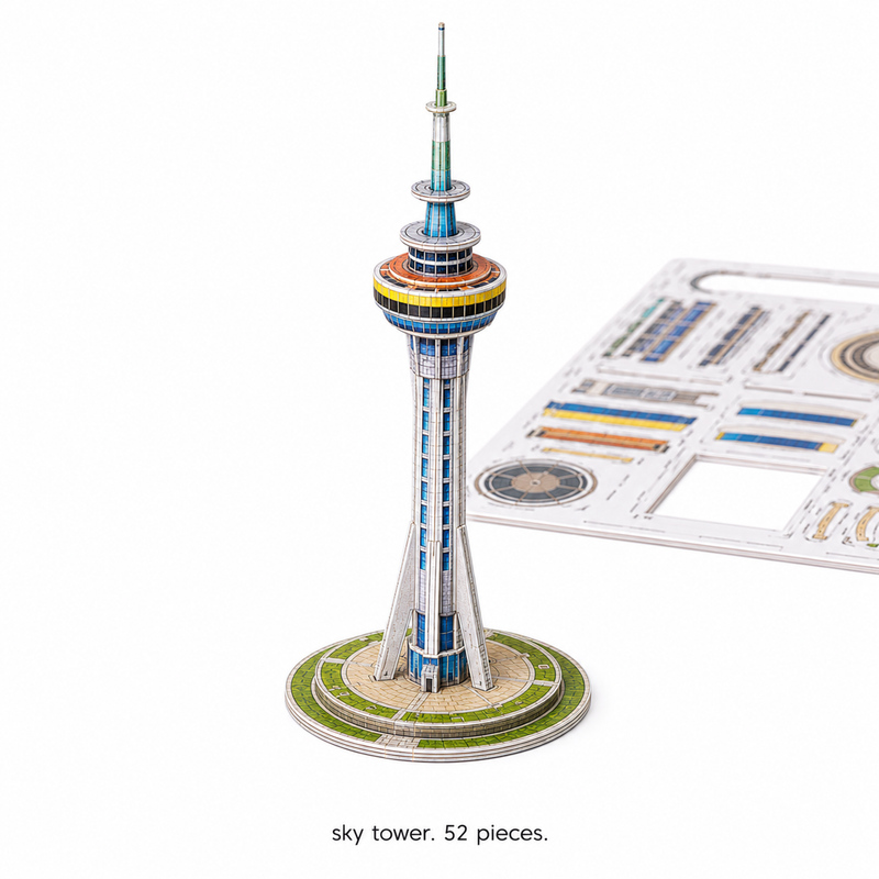 3D World Landmarks Puzzle