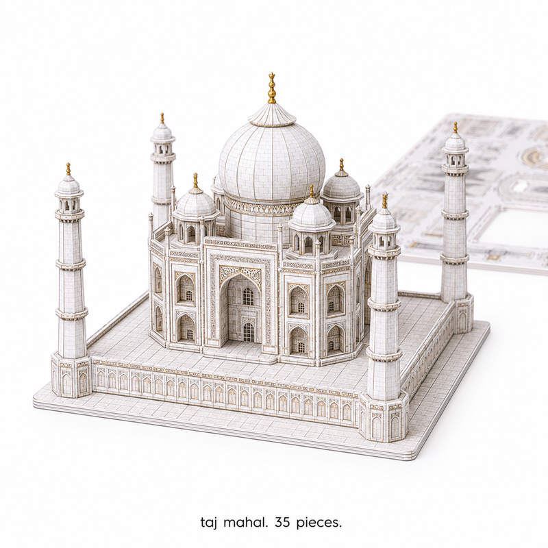 3D World Landmarks Puzzle