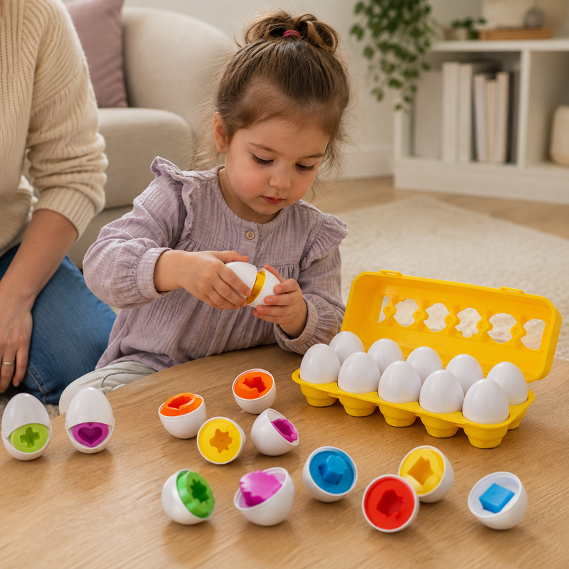 Smart Egg Shape Match Puzzle