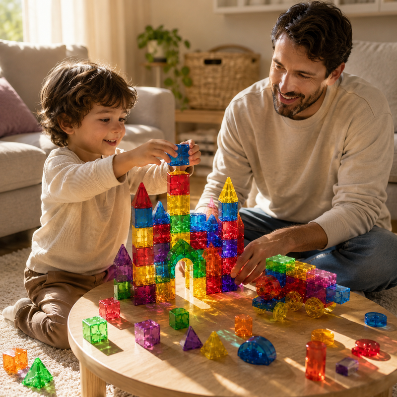 JJ7701 Transparent Magnetic Cubes