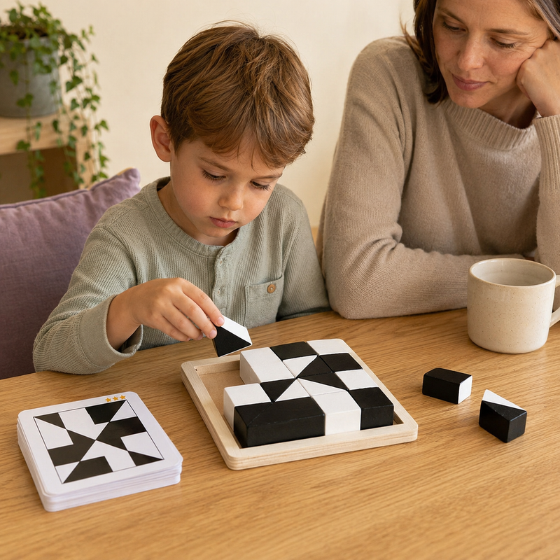 Geometric Battle Puzzle Blocks
