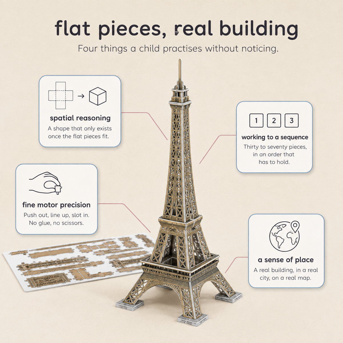 World Attractions Paper Puzzle