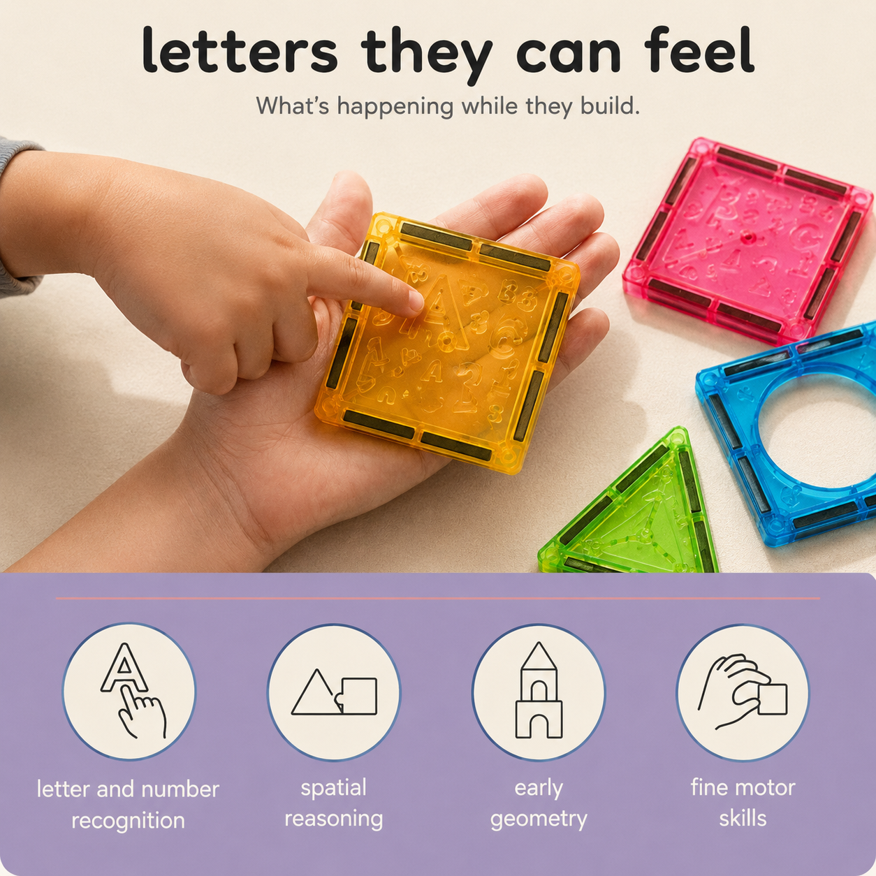 Preschool Magnetic Tile Set