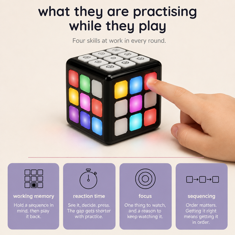 Flashing Musical Smart Cube