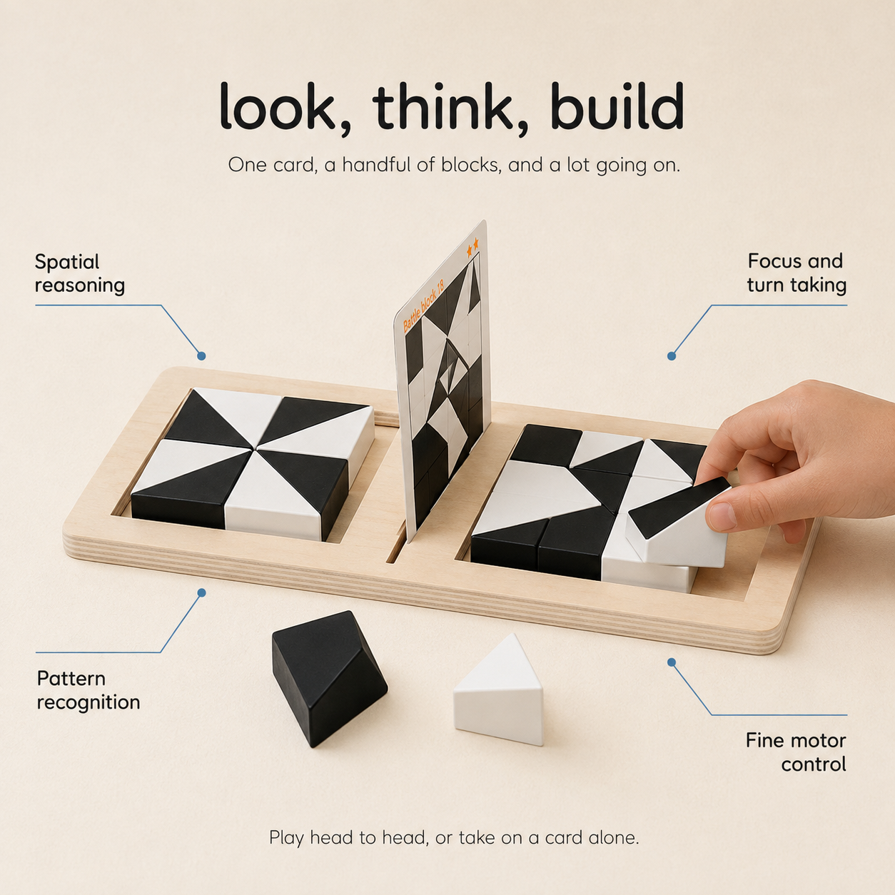 Black & White Tangram Puzzle