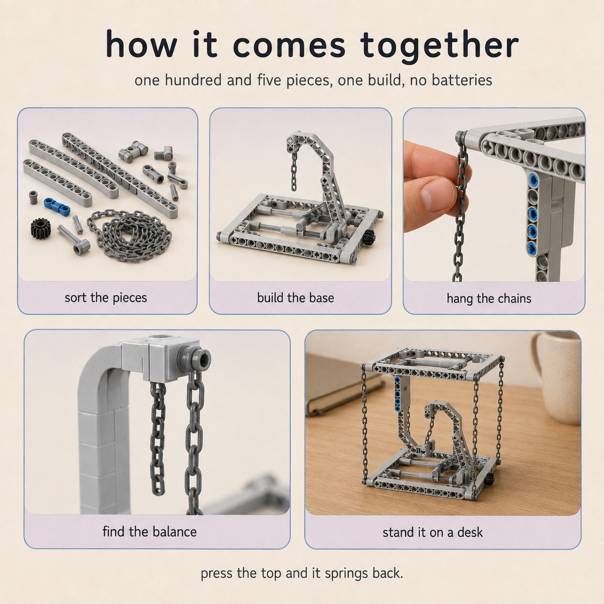 Tensegrity Desk Sculpture Kit