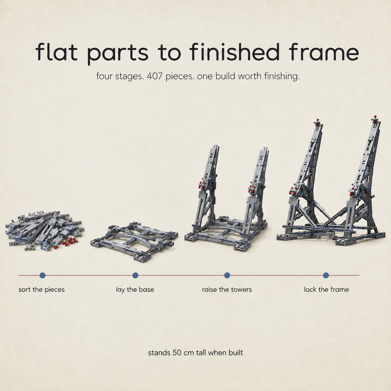 MOC Vertical Display Stand, 407pc