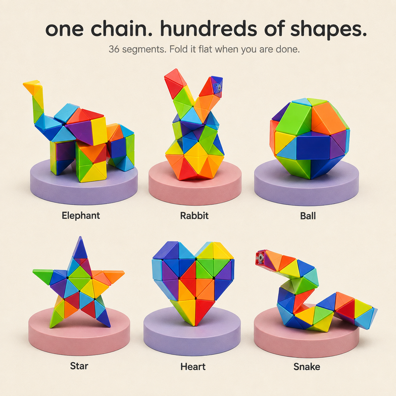 Rainbow Snake Magic Cube