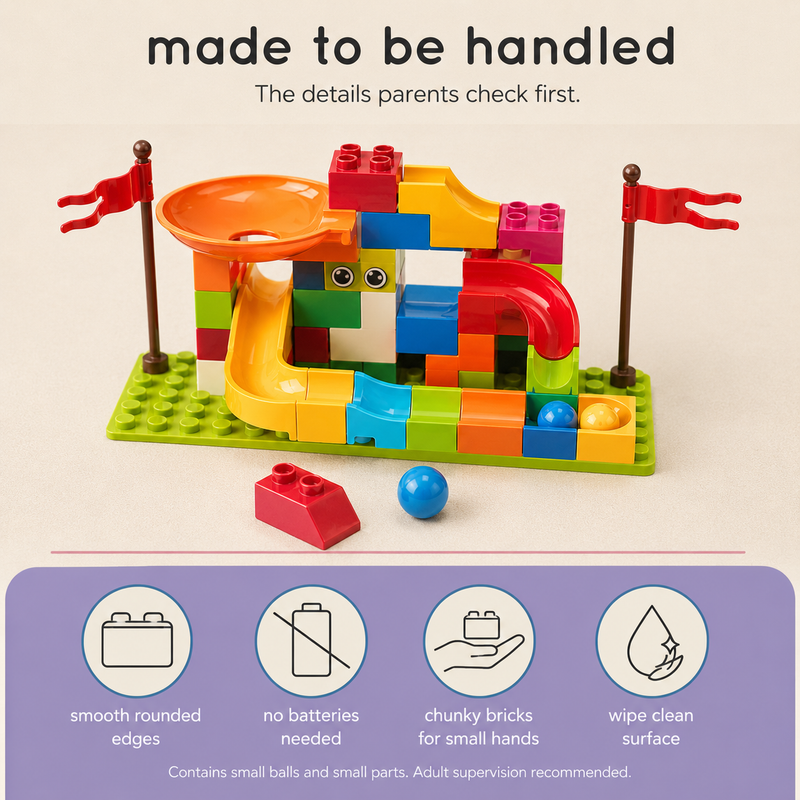Big Block Marble Run, 77-308pc