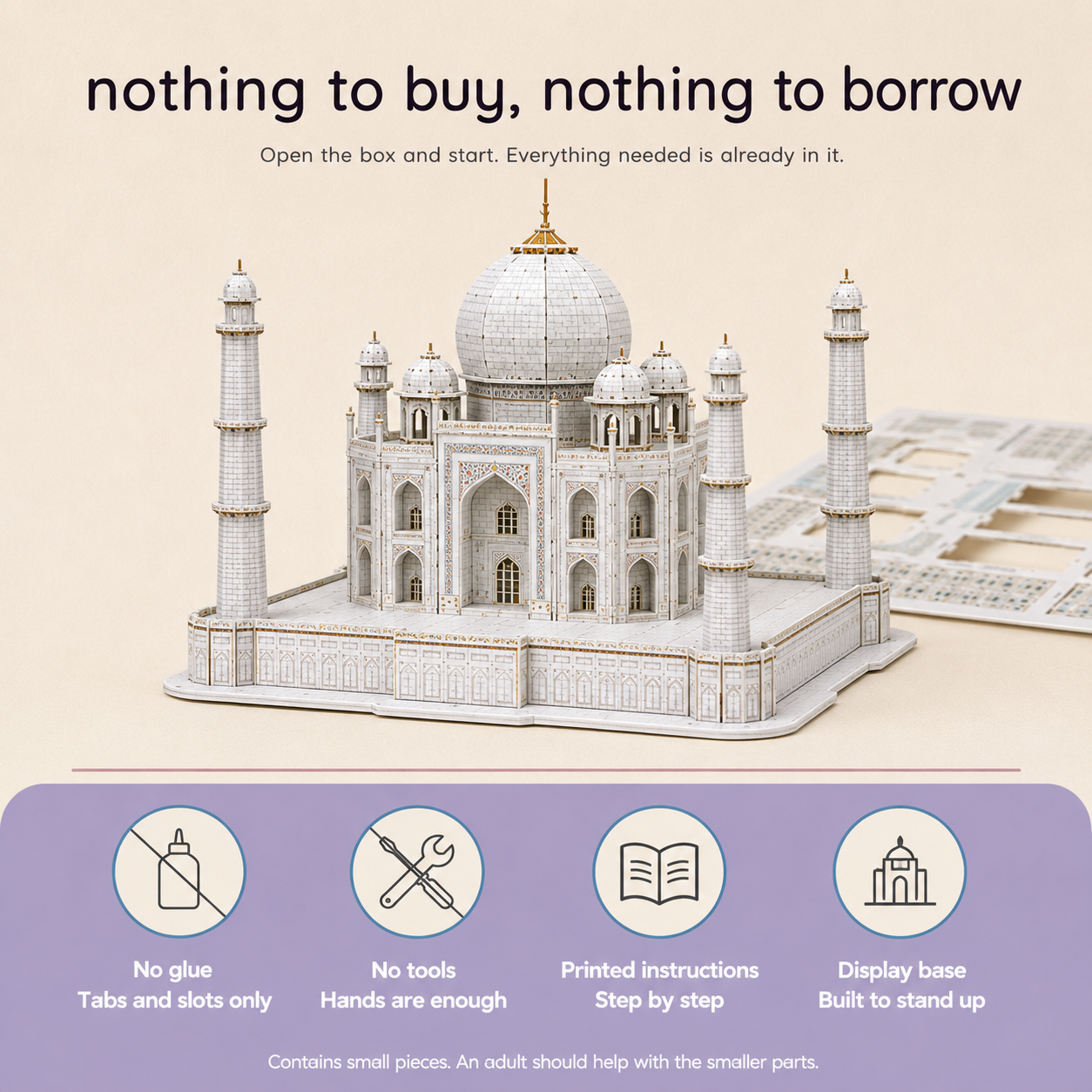 3D World Landmarks Puzzle