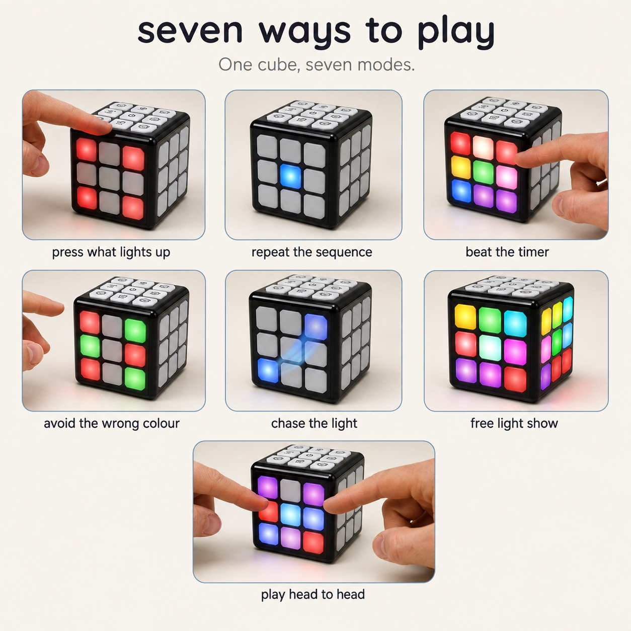 Flashing Musical Smart Cube
