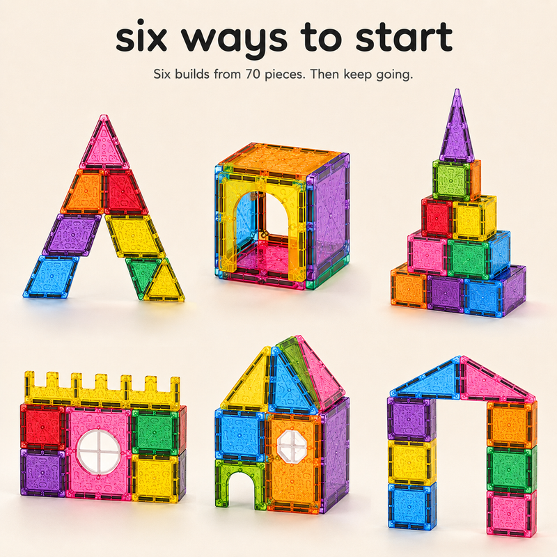 Preschool Magnetic Tile Set