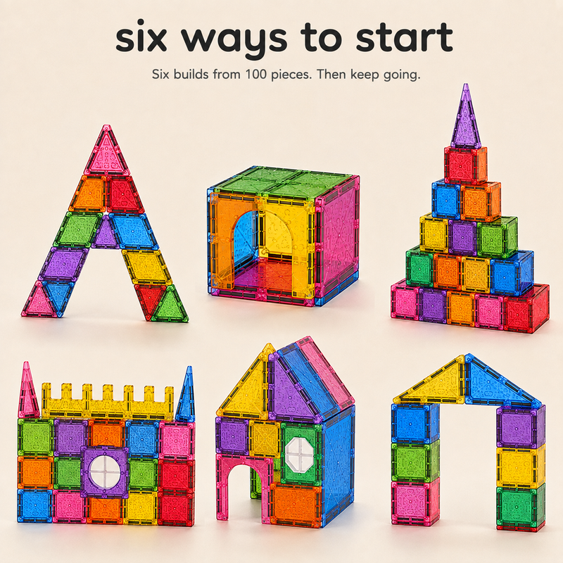 Preschool Magnetic Tile Set
