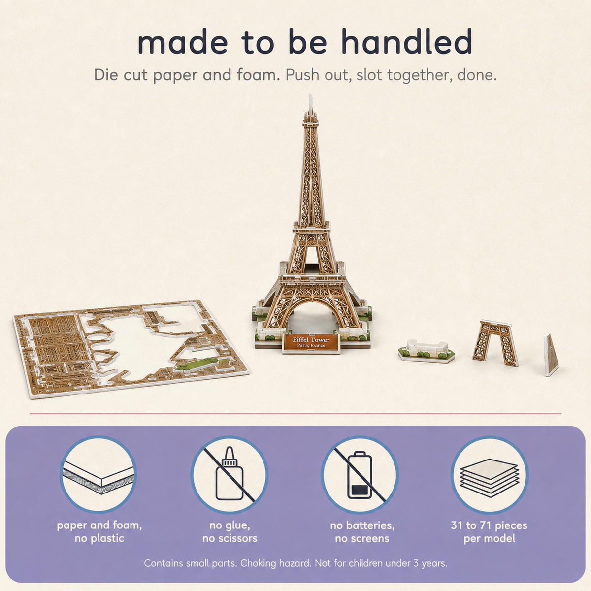 World Attractions Paper Puzzle