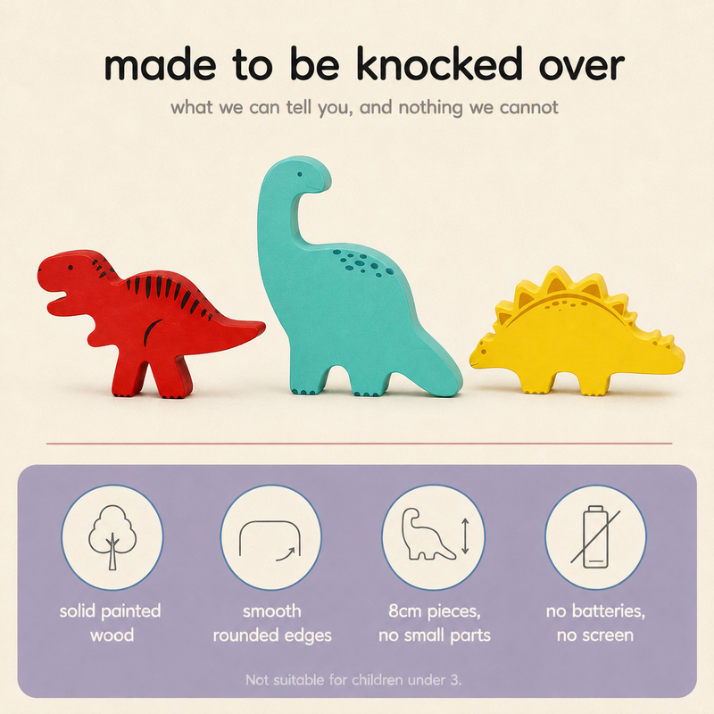 Dinosaur Balance Stacking Blocks