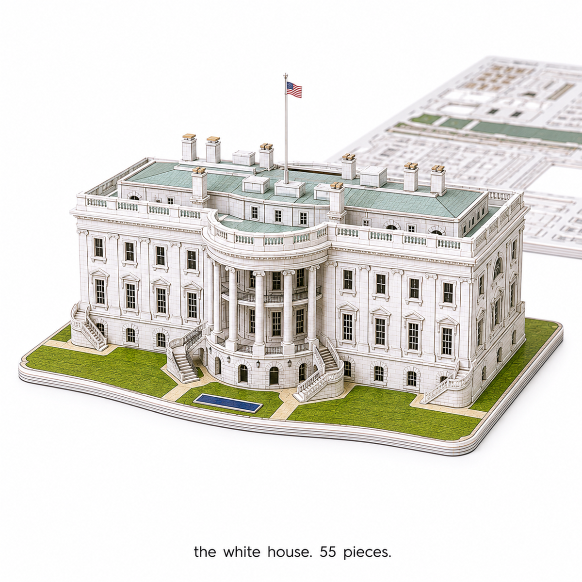 3D World Landmarks Puzzle