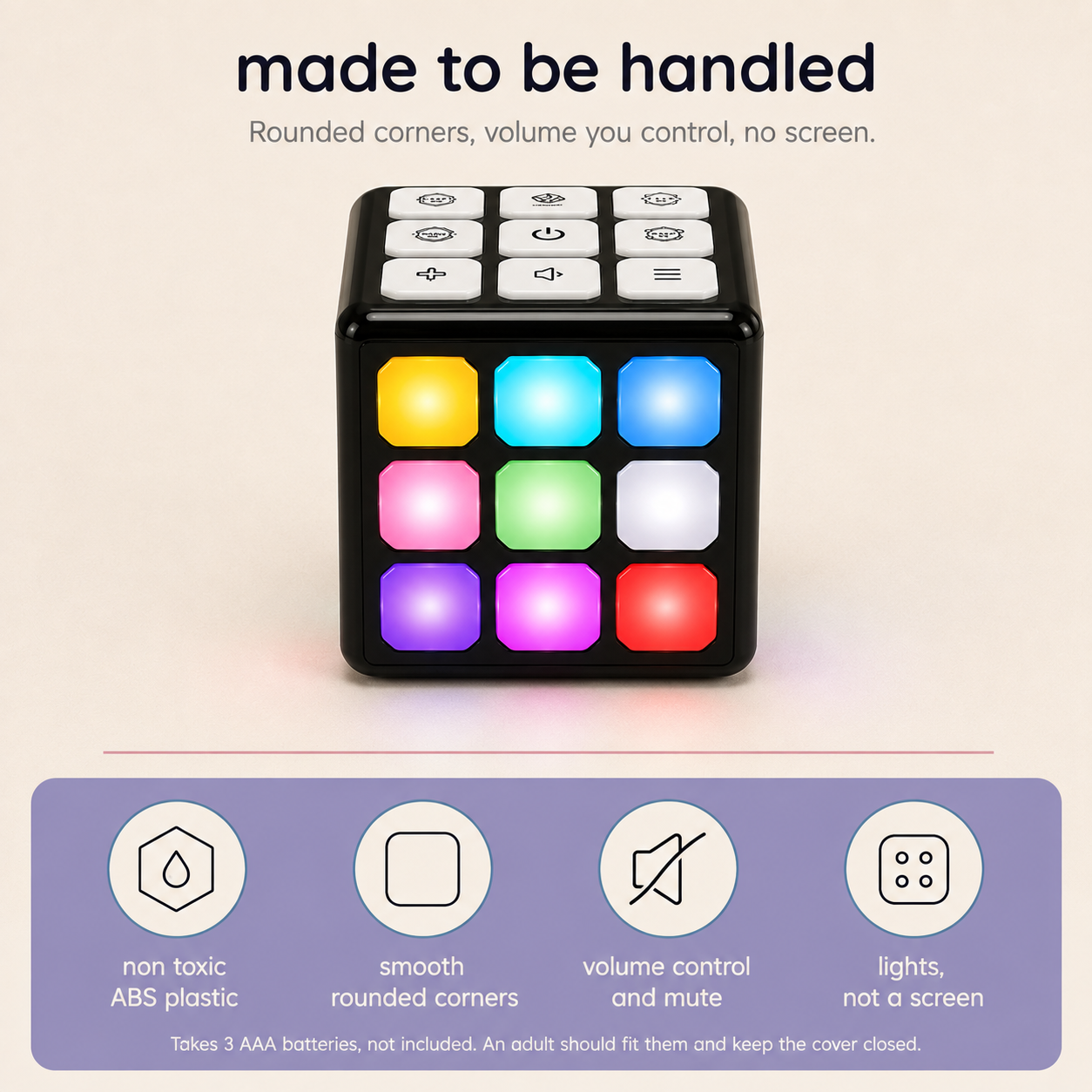 Flashing Musical Smart Cube