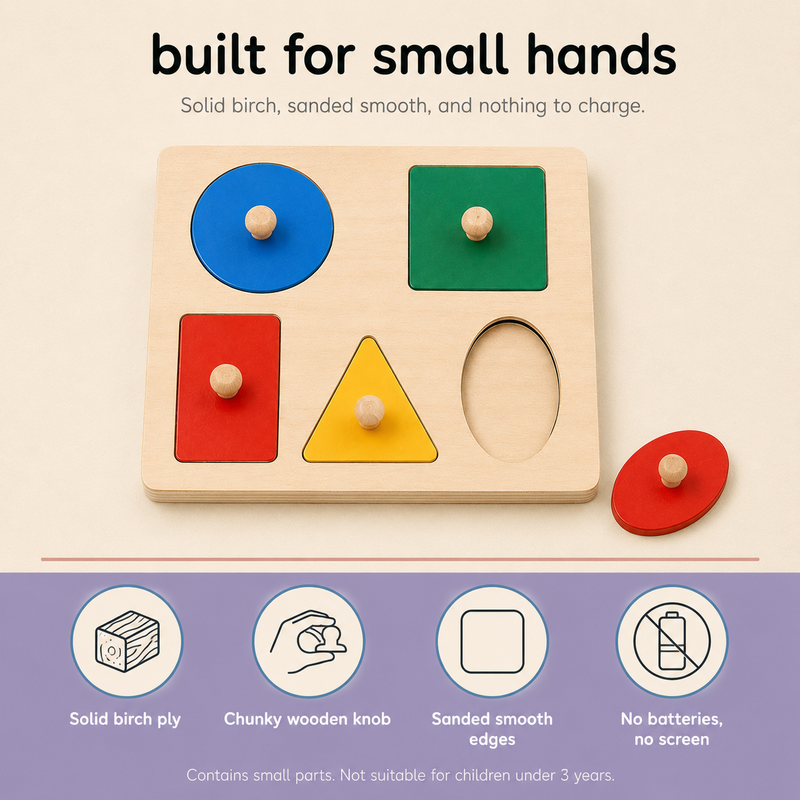 Montessori Geometric Sort Puzzle