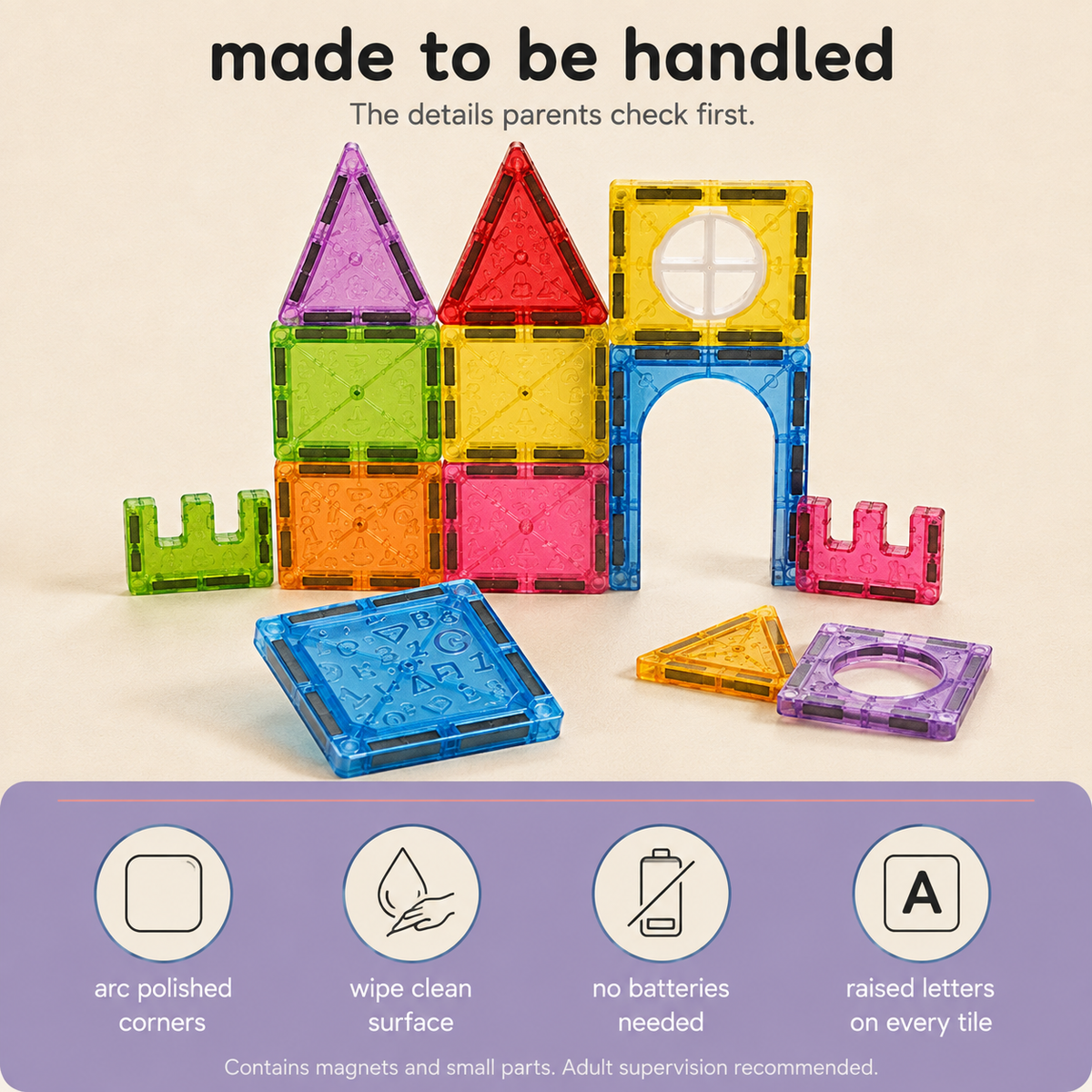 Preschool Magnetic Tile Set