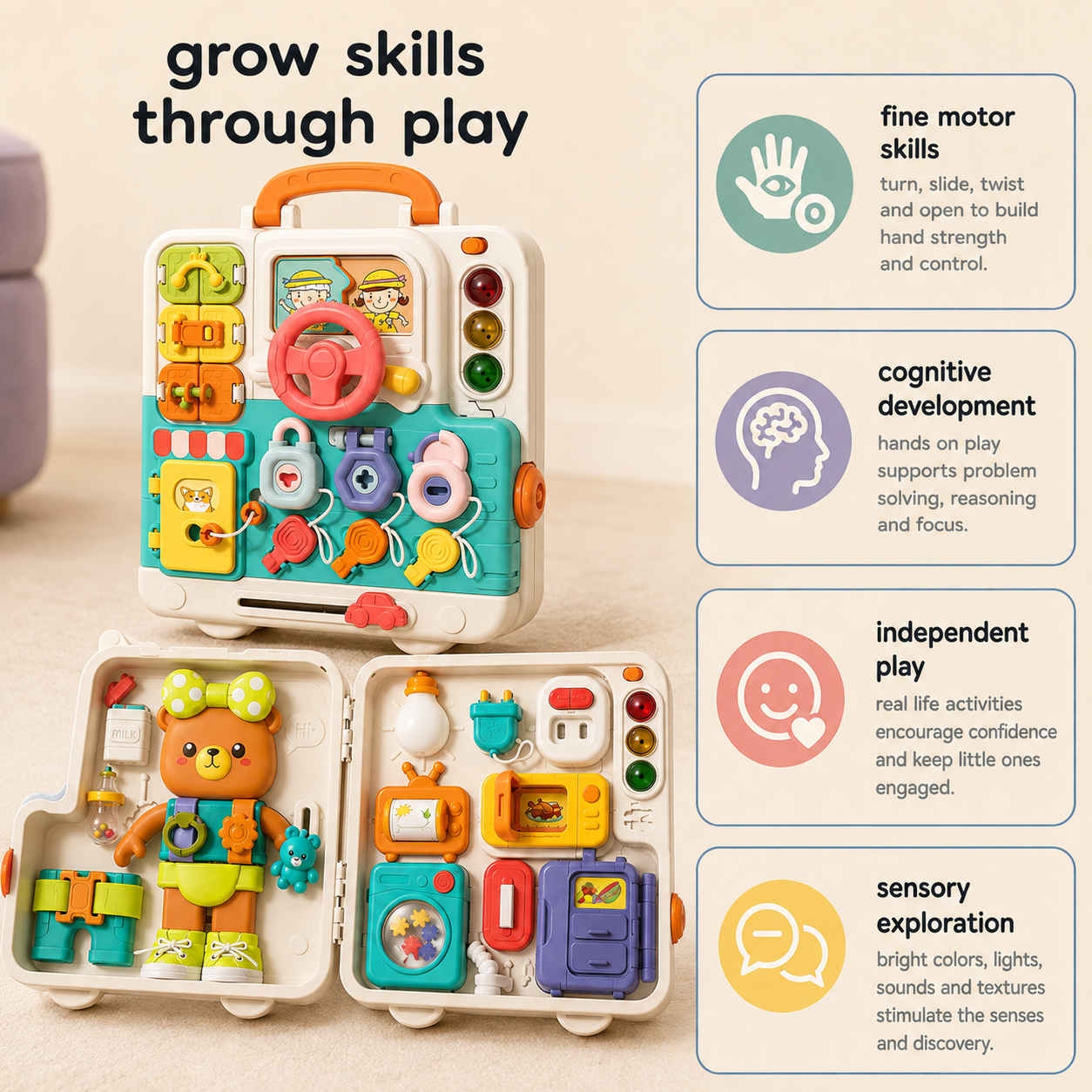 Busy Board Sensory Panel