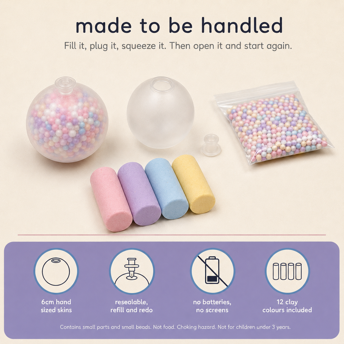 DIY Slow-Rebound Squeeze Ball Kit