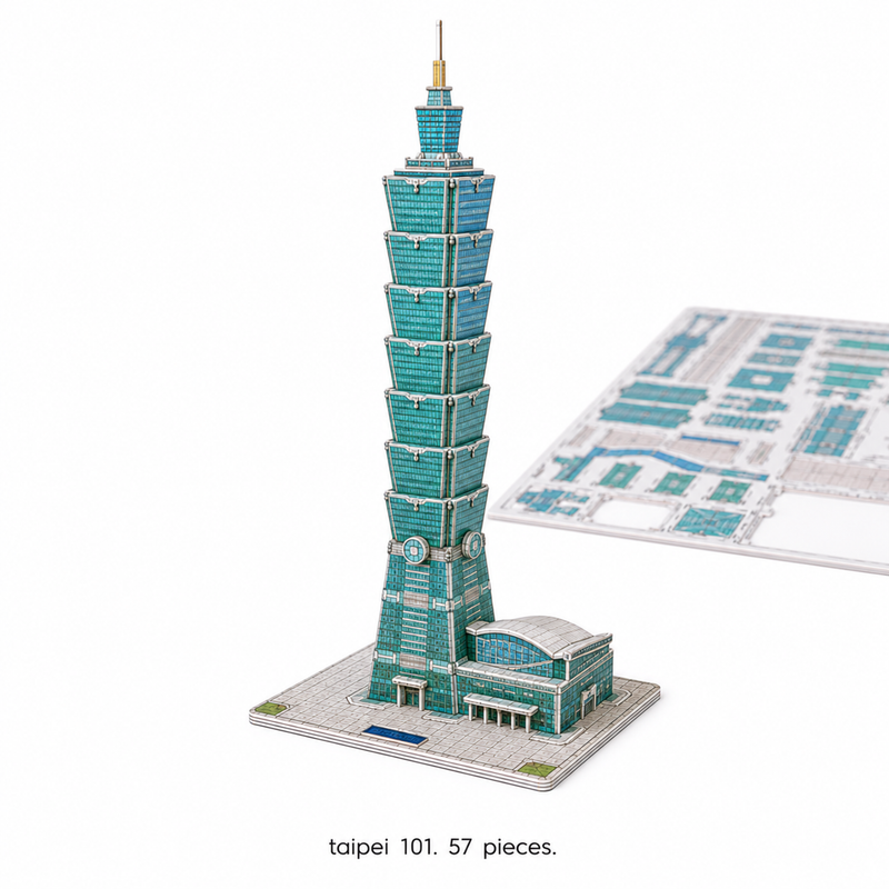 3D World Landmarks Puzzle