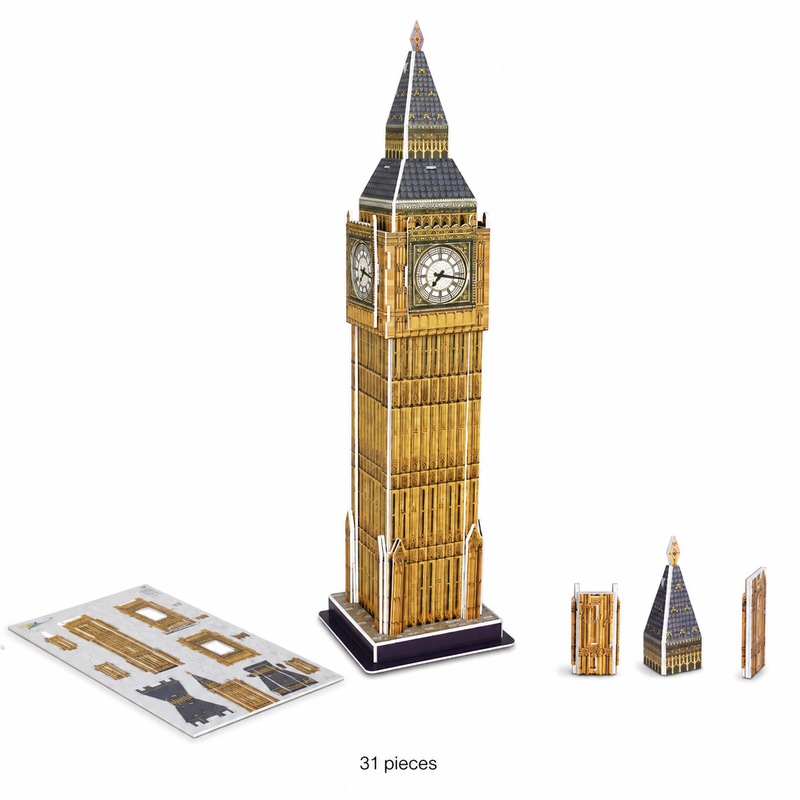 World Attractions Paper Puzzle