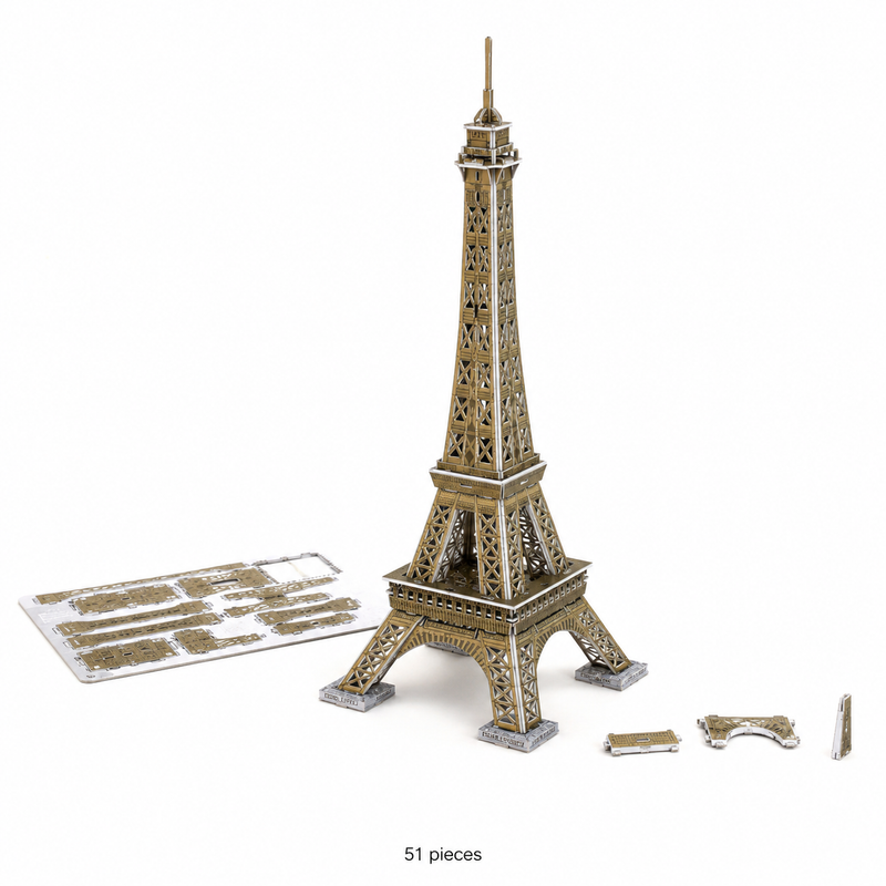World Attractions Paper Puzzle