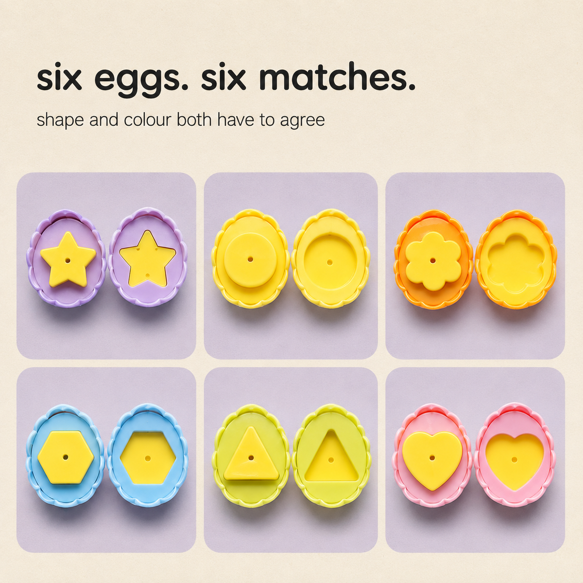 Smart Egg Shape Match Puzzle
