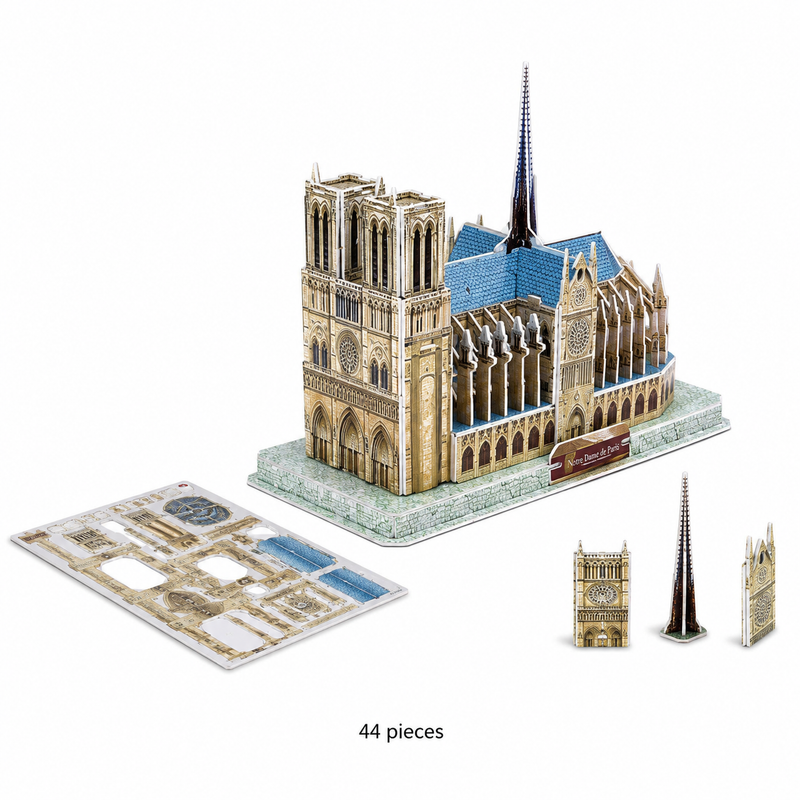 World Attractions Paper Puzzle