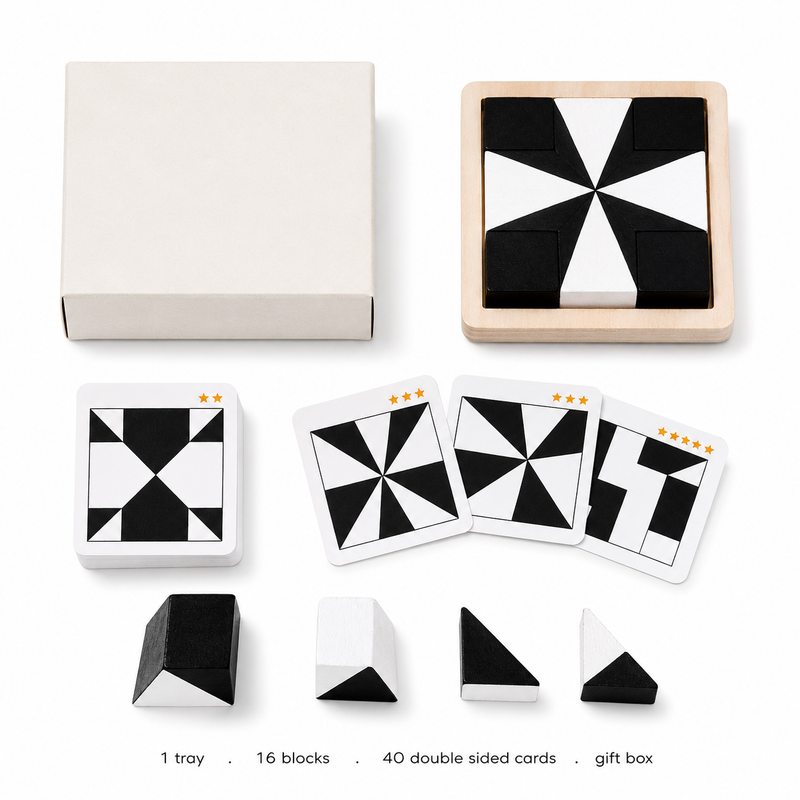 Geometric Battle Puzzle Blocks